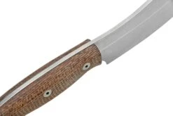 White River Camp Cleaver WRCC55-BNA Natural Burlap Micarta, Couteau De Camping -Optimal Couteaux Magasin WRCC55 BNA 05 whiteriver