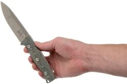 White River Knives Ursus 45 Black & OD Green Linen Micarta Couteau De Bushcraft -Optimal Couteaux Magasin WRUR45 LBO 06 white river knives