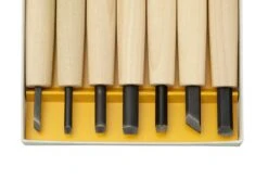 Yoshiharu Y-7 Mitomoto Couteaux à Bois Japonais, Set De 7 -Optimal Couteaux Magasin YSH 015 03 yoshiharu